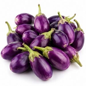 Organic Purple round Brinjal (Vankaya)